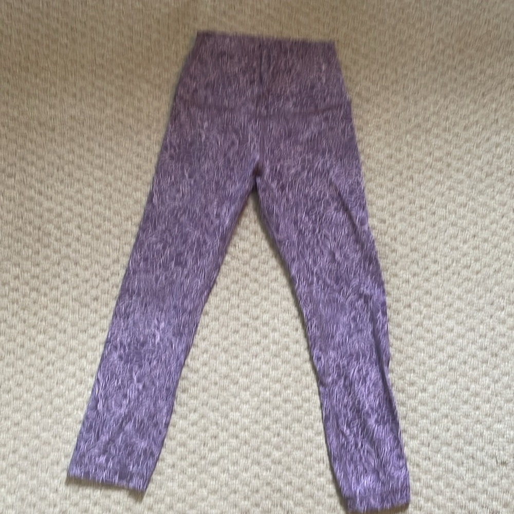 Lululemon Align Hr Purple Patterned Leggings Size… - image 2